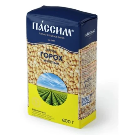 Фото для Крупа Пассим 800гр горох колотый м/у*12