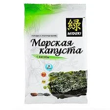 Фото для Морская капуста Виллс 5гр обжаренная со вкусом краба*32