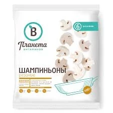 Фото для Шампиньоны резаные Планета витаминов 400гр с/м*25