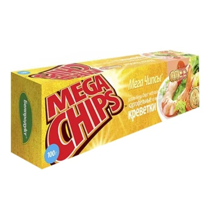Фото для Чипсы Мега 100гр картофельные Креветка*25