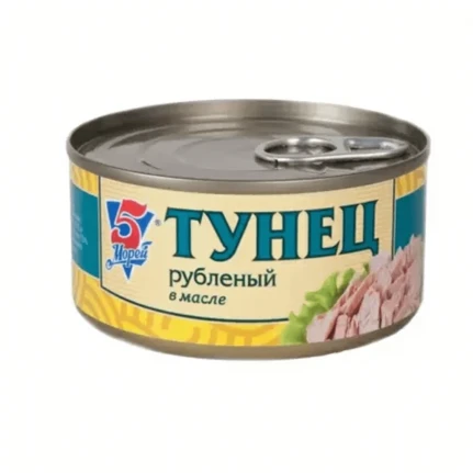 Фото для Тунец Пять Морей 185г рубленный в масле*24