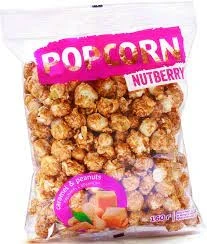 Фото для Попкорн Натбери 160гр Карамель с арахисом сладкий *16