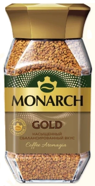 Фото для Кофе Монарх Голд 95гр ст/б*12