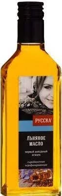Фото для Масло Русска 250мл льняное нерафинированное*12