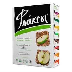 Фото для Флаксы 120г С яблоком и корицей Компас Здоровья*14