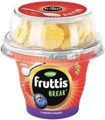 Фото для Продукт йогуртный Фруттис 180гр 2.5% Вкусный перерыв малина/черника БЗМЖ*12