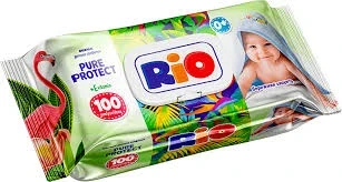 Фото для Салфетки влажные Рио пуре протект 100шт Детские*6