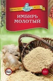 Фото для Имбирь молотый 8 Рек 15гр*40