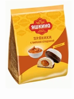 Фото для Пряники Яшкино 350гр с вареной сгущенкой*8 ЯП907