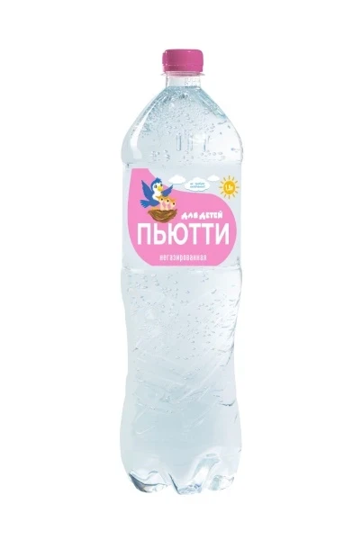 Фото для Вода Пьютти 1,5л н/газ для детей*6