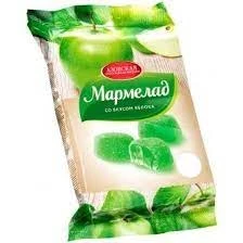 Фото для Мармелад Азовская КФ 300гр Яблоко*12