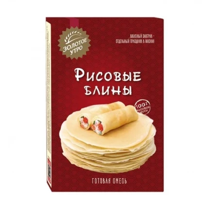 Фото для Блины Золотое утро 250гр рисовые*8