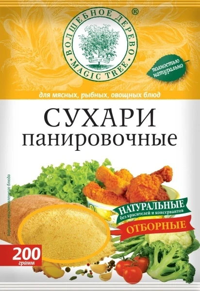 Фото для Панировочные сухари Волшебное дерево 200гр*20
