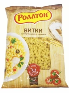 Фото для Макароны Роллтон 400гр Витки*16