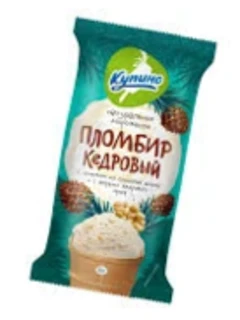 Фото для Мороженое Пломбир Купино 80гр с джемом из сосновых шишек/кедровые орехи ваф/ст БЗМЖ*24