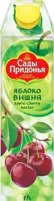 Фото для Сок Сады Придонья 1л Яблочно/вишневый*12