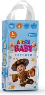 Фото для Подгузники трусики детские Атори Беби размер L 44шт*4 Китай