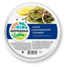 Фото для Салат из морской капусты 450гр Сахалинский Меридиан*12