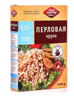 Фото для Крупа АгроМастер 400г перловая ВП*6/5