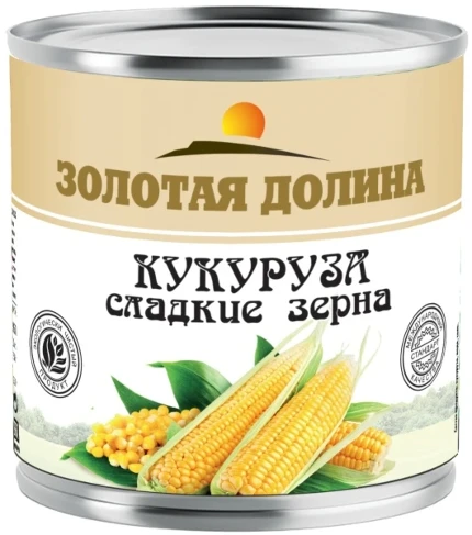 Фото для Кукуруза Золотая Долина 425гр ж/б*24