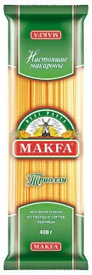 Фото для Макароны Макфа 400гр вермишель Триолли*20