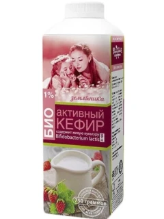Фото для Биокефир 0,5л Земляника 1% Хладокомбинат*6 БЗМЖ