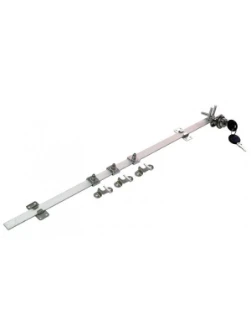 Замок центральный для ДСП (на 3 ящика), хром (12/120)