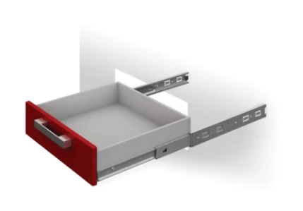 Фото для Комплект направляющих шариковых, цинк, L=450мм, (до 25кг) DB4501Zn/450
