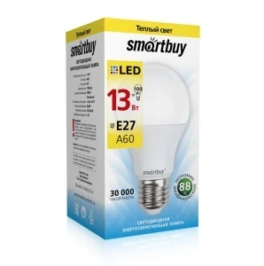 Фото для Лампа LED-А60 13Вт 3000 Е27 Smartbuy