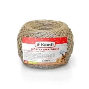 Фото для Шпагат джутовый 50м 560текс бурый Komfi/60