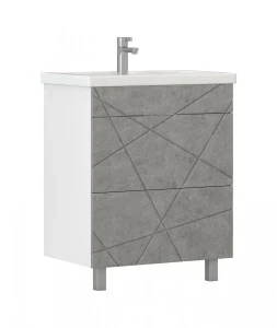 Фото для Тумба 60 Geometry с умыв.Como/Фостер-60,бетон
