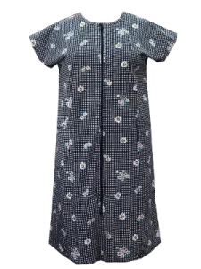 Фото для Халат жен. трикотаж на молнии арт.457-25 р.62(164) (ЧЗ)