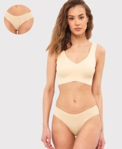 Фото для Трусы жен. Слип бесшовные PJ001 р.L (ЧЗ)