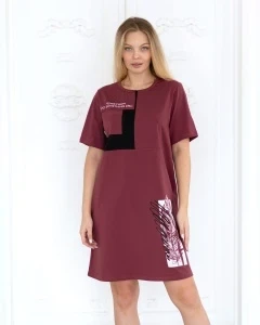 Фото для Платье (туника) жен. М735-23 р.58 (ЧЗ)