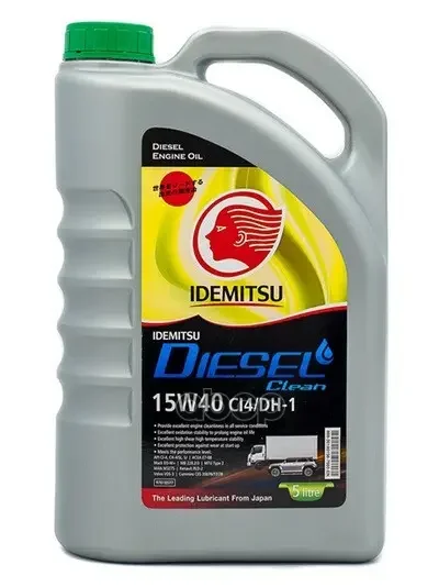 Фото для IDEMITSU Масло Моторное 15w40 Ci4/Dh-1 5л. Idemitsu Diesel Clean Oil 30180156-756