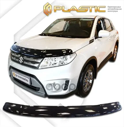 Фото для Дефлектор Капота Suz Vitara 2015г - Н.В. Classik Черный 1152 CA plastic арт. 2010010111526