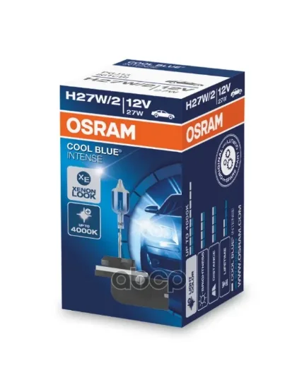 Фото для А/Лампа H27w/2 12v 27w Pgj13 Osram 881cbi Blue Intense Osram арт. 881CBI