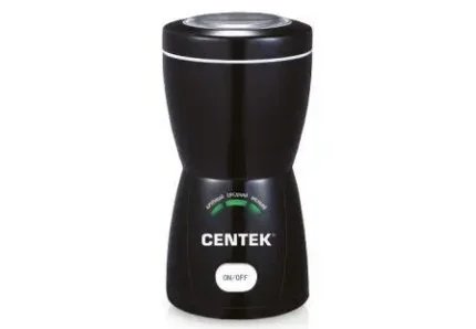 Кофемолка Centek CT-1354BL Черный (200Вт,80гр,АВТОПОМОЛ-3 уровня,LED индикатор)