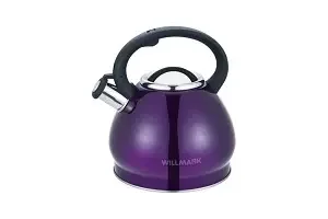 Фото для Чайник WILLMARK WТK-4221SS1/12 со СВИСТКОМ Фиолет. (3,5л)