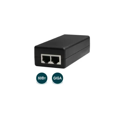 Фото для WI-POE55-48V-60W, Инжектор PoE 1000Base-T, 802.3at/af/bt 48В 60Вт