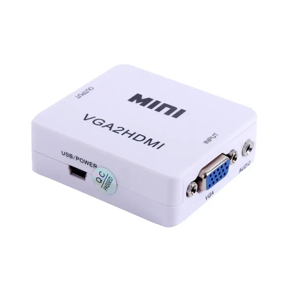 Фото для Конвертер VGA + 3.5 mm Аудио на HDMI пластик (17-6930)