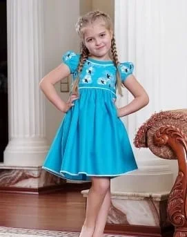 Платье для девочки дошкольного возраста "Юленька"98,122 хлопок