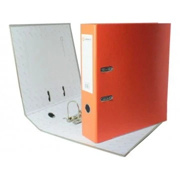 Фото для Папка-накопитель А4 80мм LAMARK (PVC) оранжевая