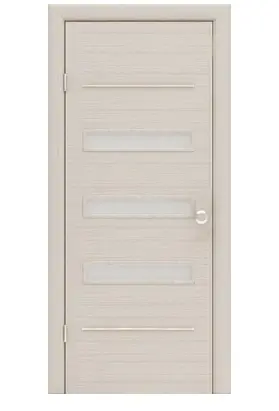 Дверь межкомнатная остеклённая Трилло 200х60 см цвет ясень
