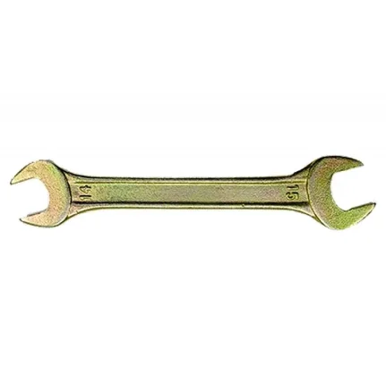 Ключ рожковый двусторонний 14х15 мм хром/цинк
