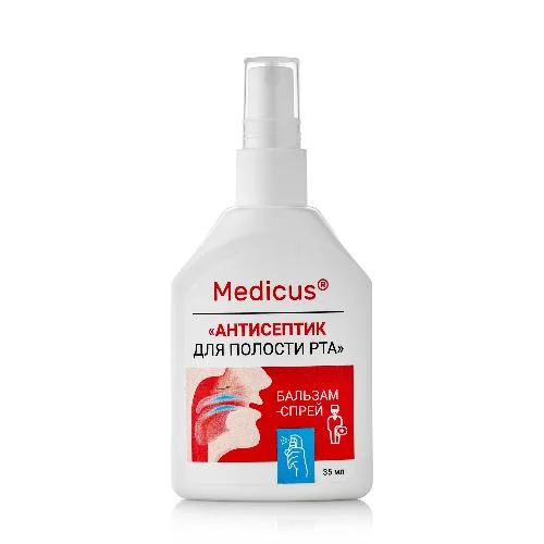 Medicus бальзам-спрей антисептический для полости рта, 35мл