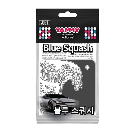 Фото для Ароматизатор подвесной Yammy Blue Squash (Свежесть), картон с пропиткой, арт. J021