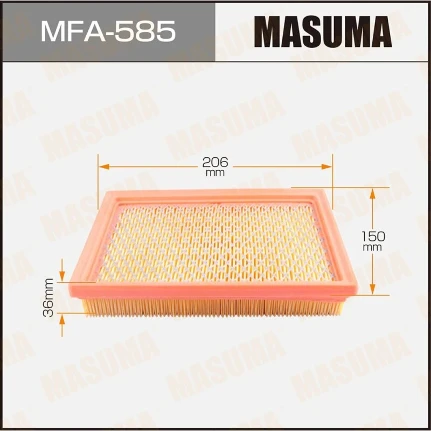Фото для Фильтр воздушный Masuma A-462, арт. MFA-585