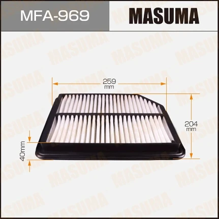 Фото для Фильтр воздушный Masuma A-846, арт. MFA-969