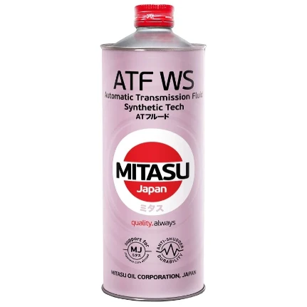 Фото для Масло трансмиссионное Mitasu ATF WS, полусинтетическое, для АКПП Toyota, 1л, арт. MJ-331/1